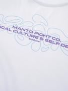 MANTO lava t-shirt -white